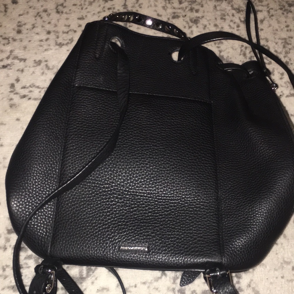 Rebecca Minkoff Blythe Pebbled Leather Backpack - Picture 2 of 11